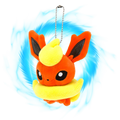 Pokemon Center Flareon Plush Poke Doll Key Chain