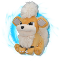 Pokemon Center Japanese Growlithe Fit Plushie