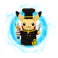 Pokemon Pikachu Café Plush Black Limited Edition