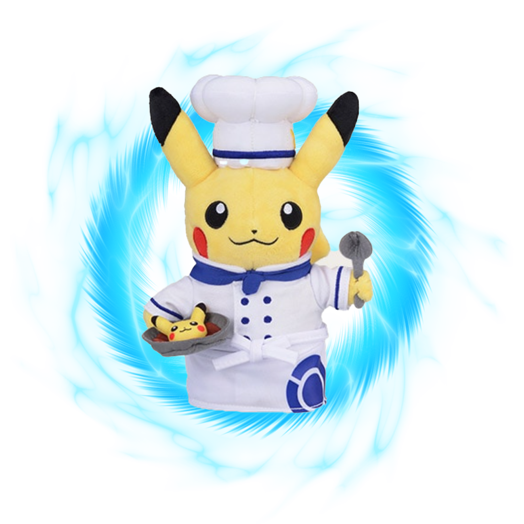 Pokemon Pikachu Café Plush White Limited Edition