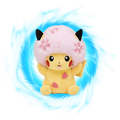 Pokemon Pikachu Cherry DX Blossoms Plushie
