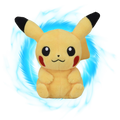 Pokemon Sleeping Pikachu (Large) Plushie